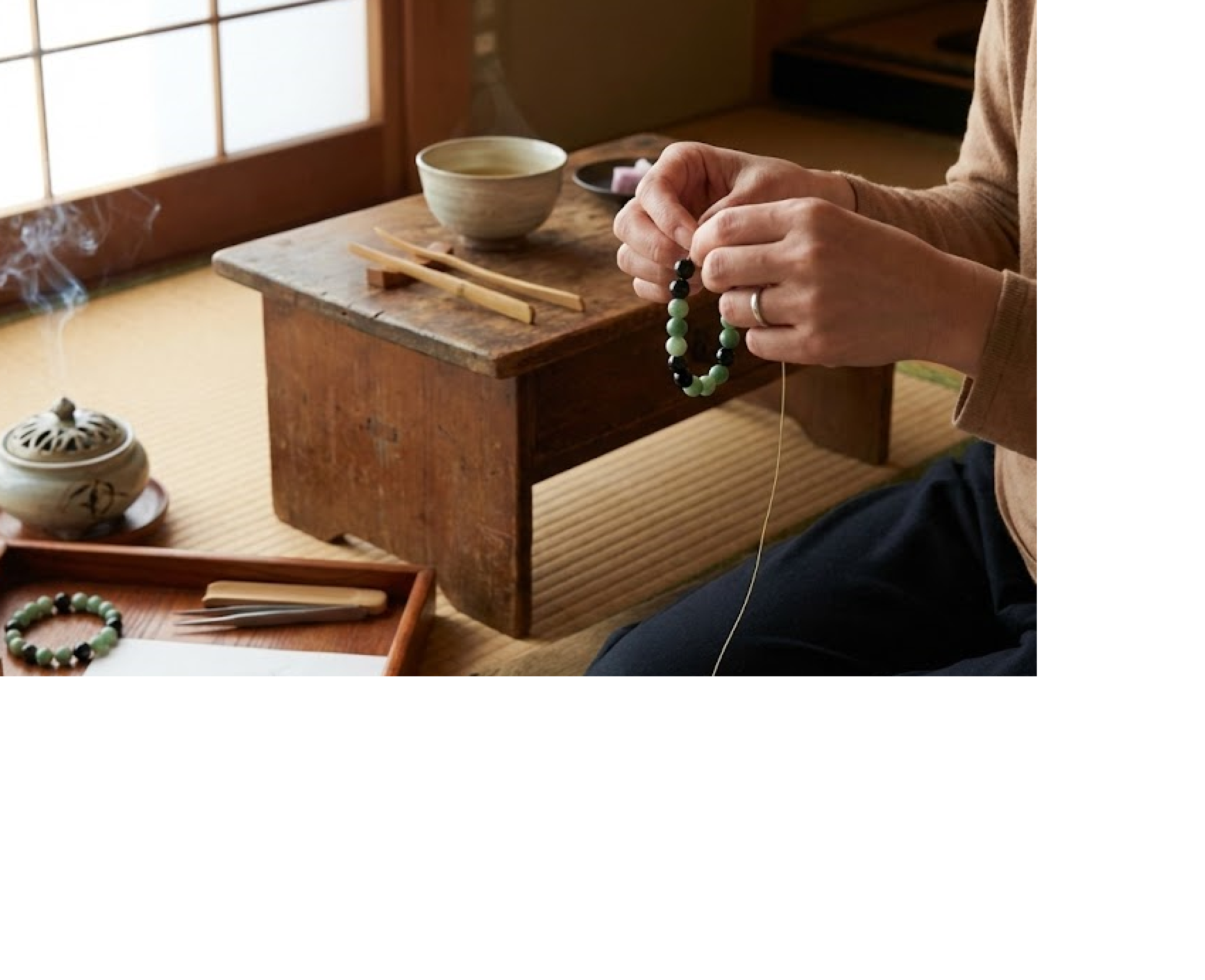 厄除け・開運のお守り 赤瑪瑙（アゲート）と水晶の天然石ブレスレット